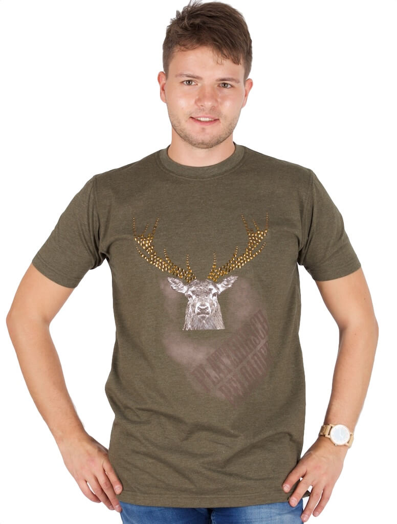 Orbis Herren T-Shirt 928000-3460/55 Gr XS oliv Platzhirsch